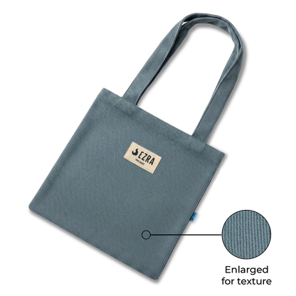 EZRA Retro Corduroy Tote Bag