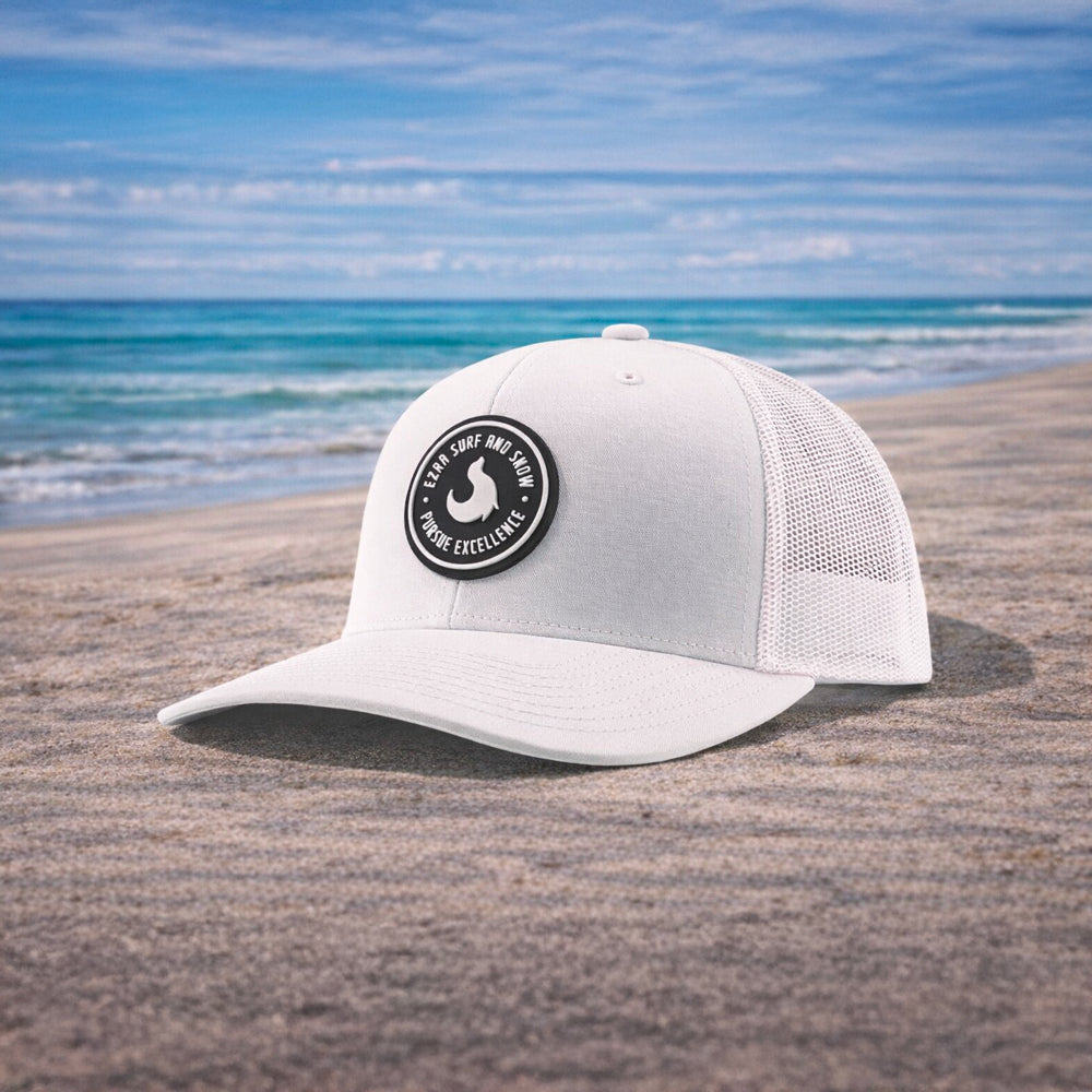 EZRA Moonlight White Trucker Hat