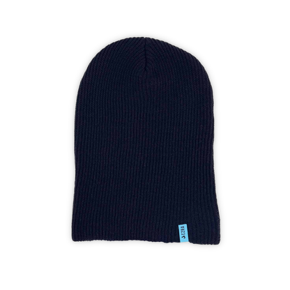 EZRA Adirondack Slouch Beanie - Black