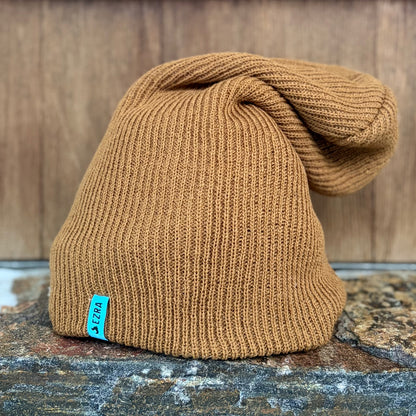 EZRA Adirondack Slouch Beanie - Curry