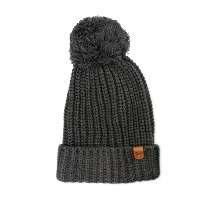 EZRA Canada Cable-knit Toque - Charcoal