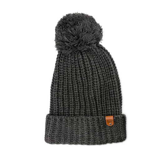 EZRA Canada Cable-knit Toque - Charcoal